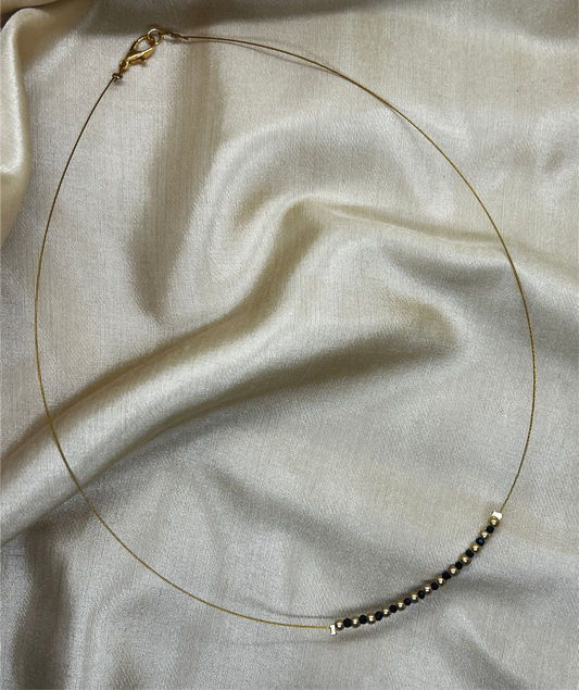 Invisible Mangal Sutra – Minimal Beaded Elegance