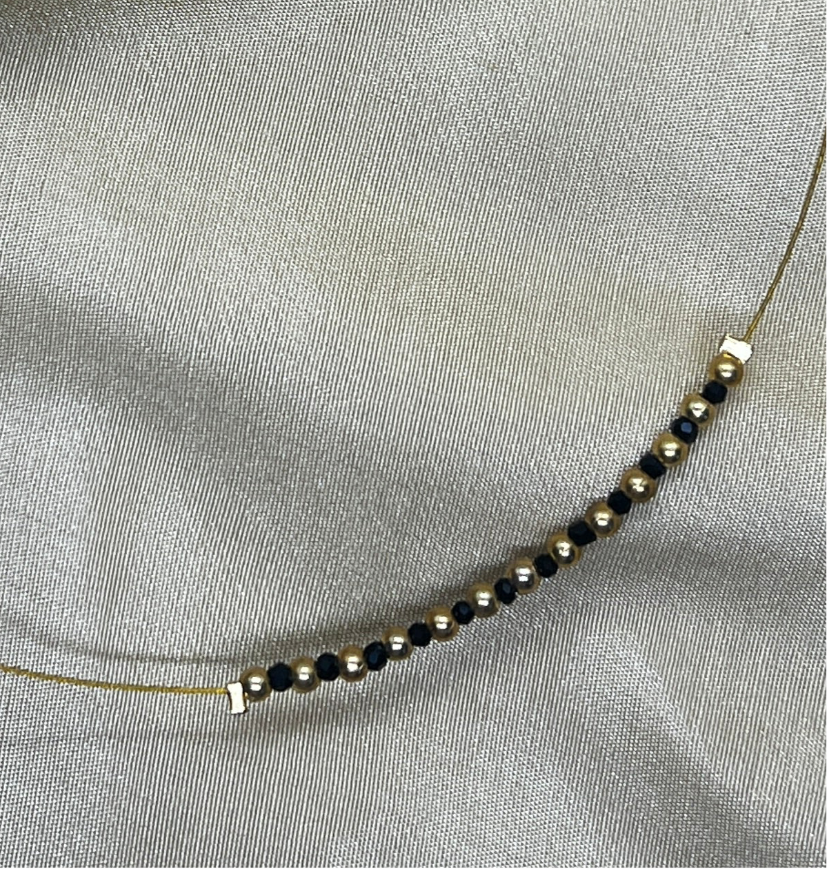 Invisible Mangal Sutra – Minimal Beaded Elegance