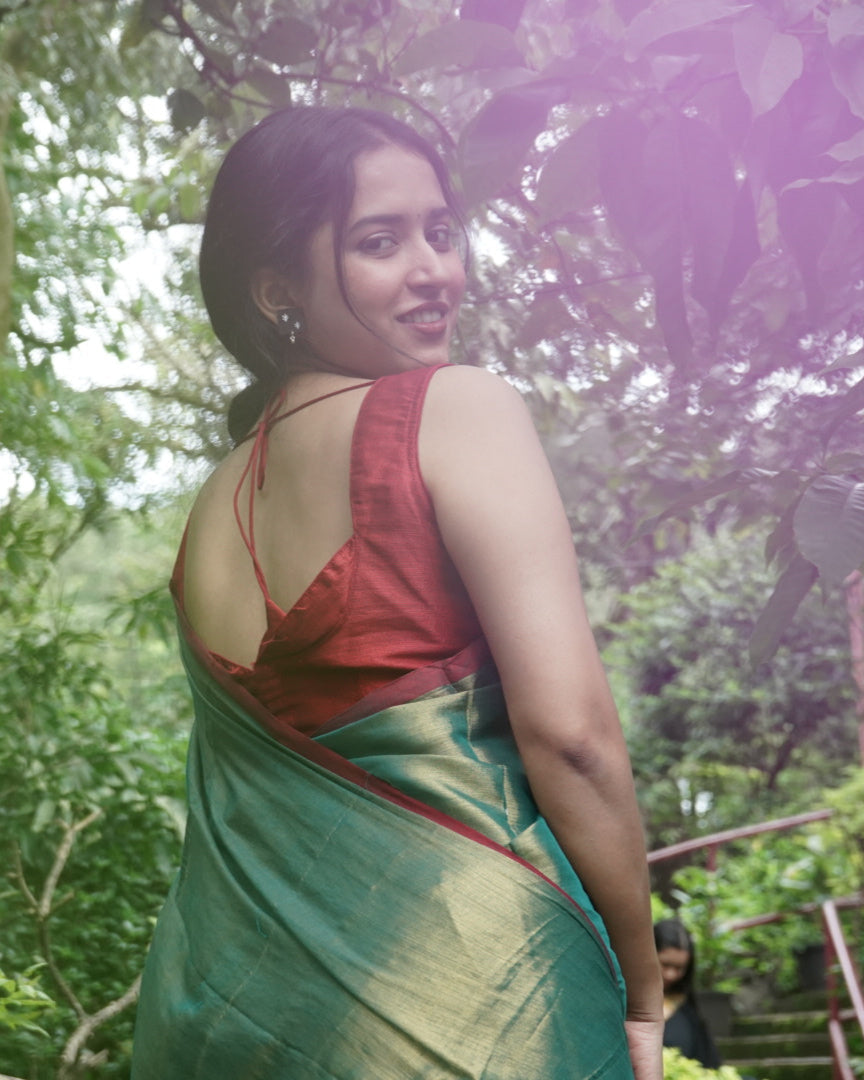 Amvya- Tissue Silk Saree