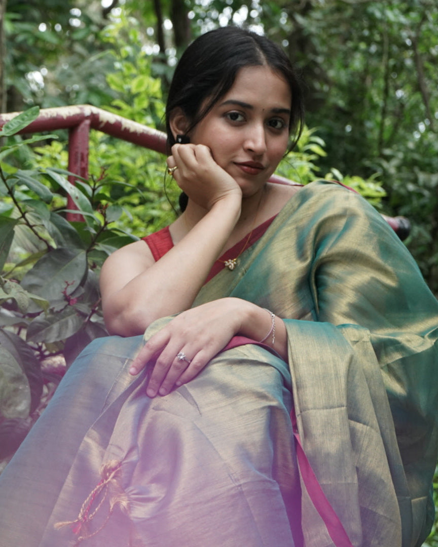 Amvya- Tissue Silk Saree