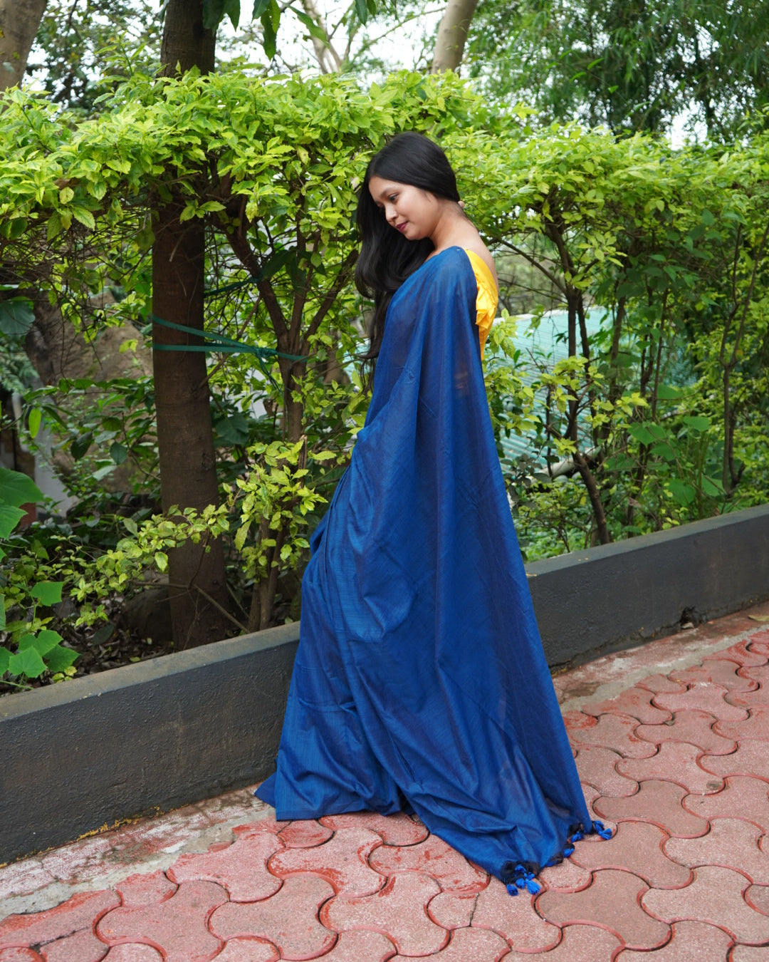 Anwita- Plain Saree