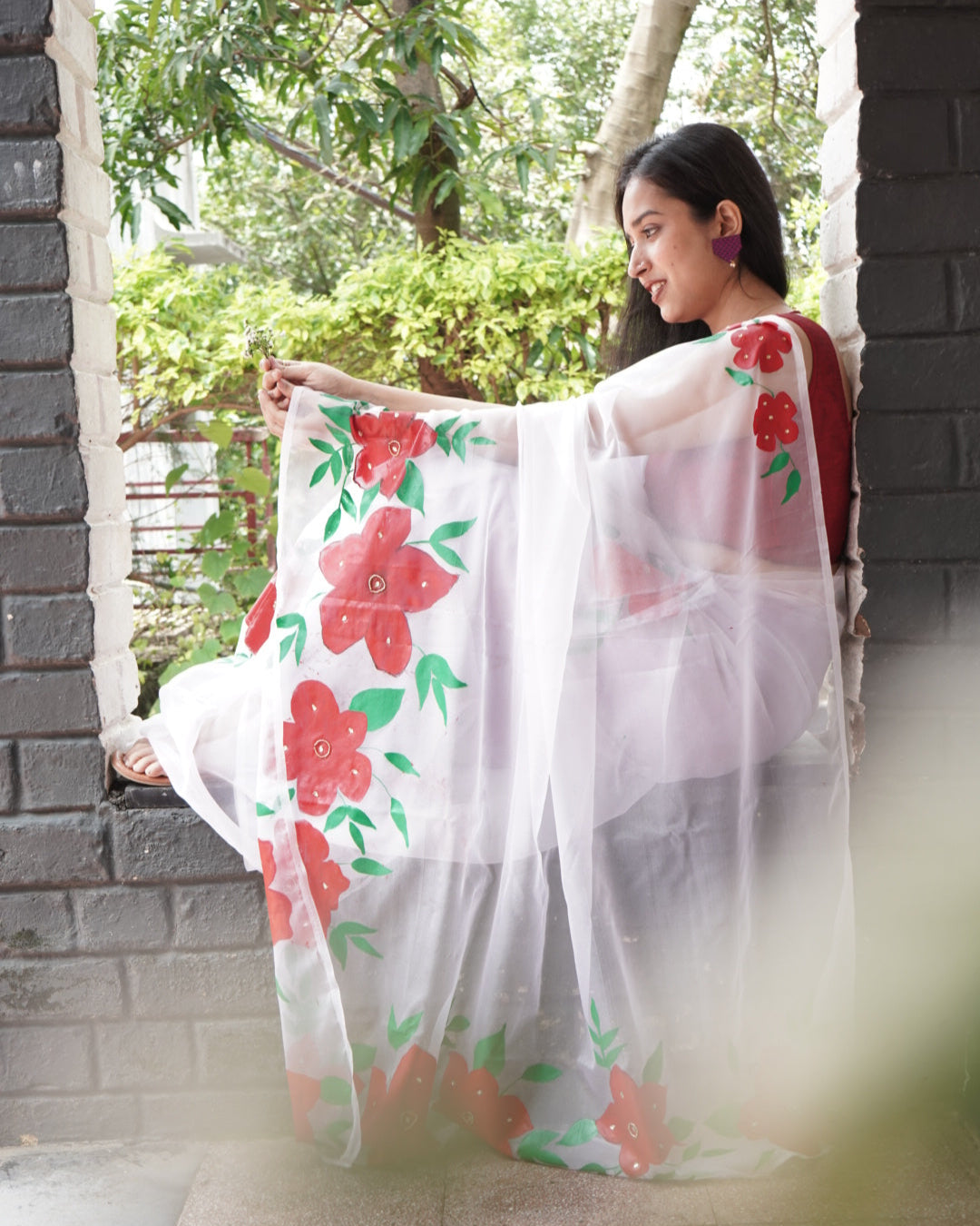 Arunika- Organza Saree