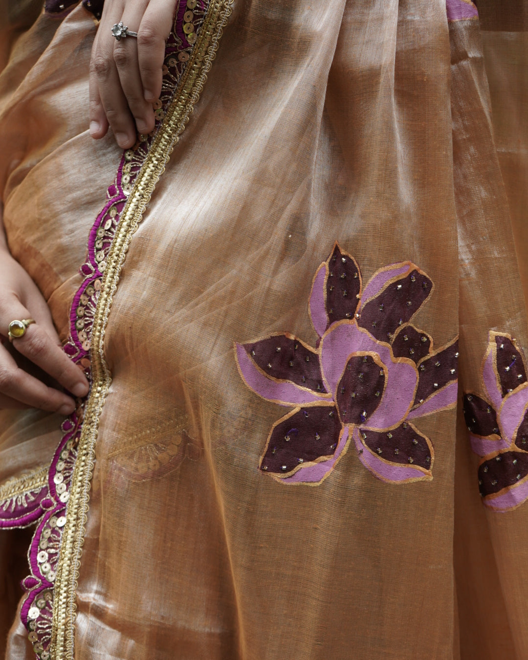 Avyaya- Handpainted Saree