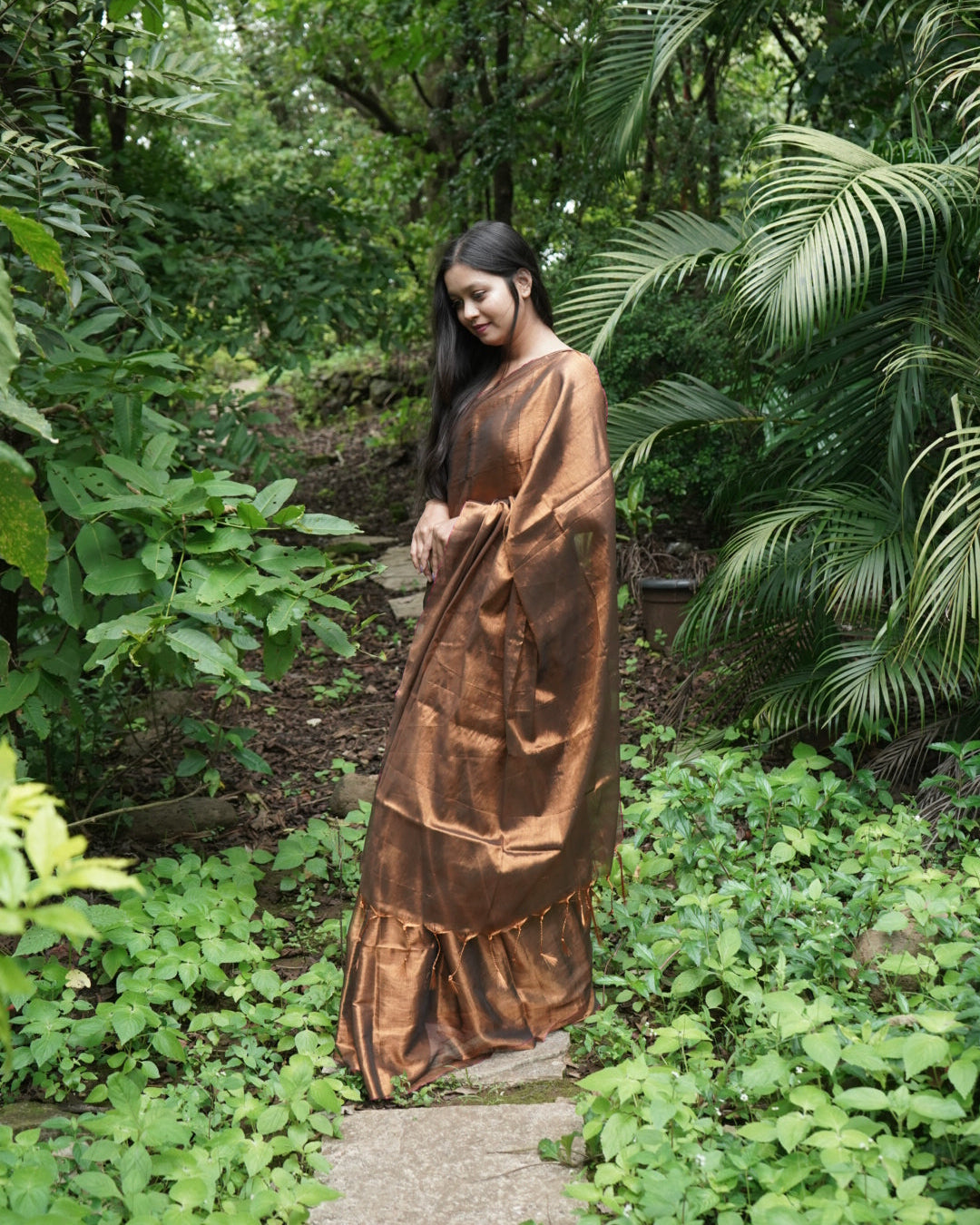 Bronira- Tissue Silk Saree