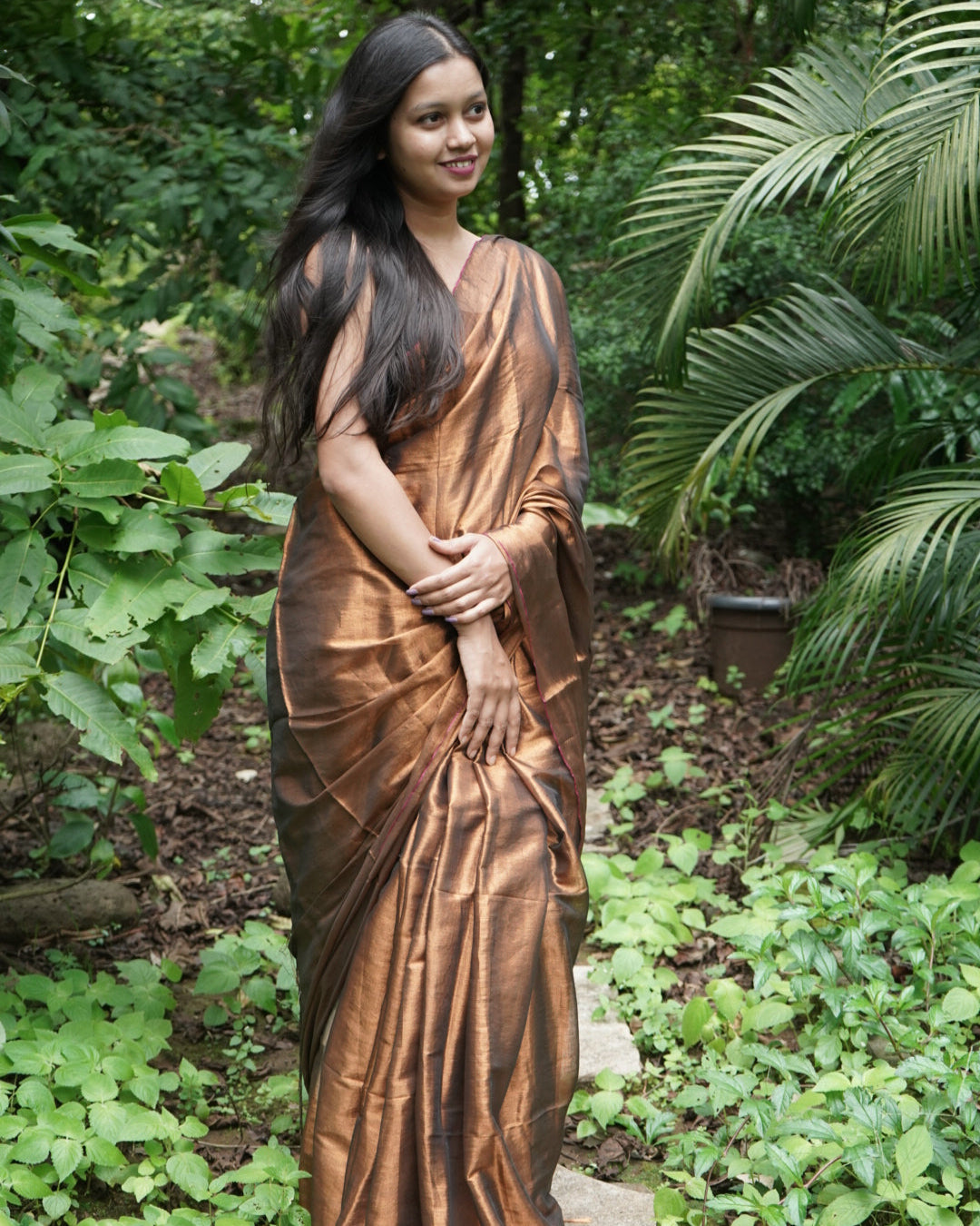 Bronira- Tissue Silk Saree