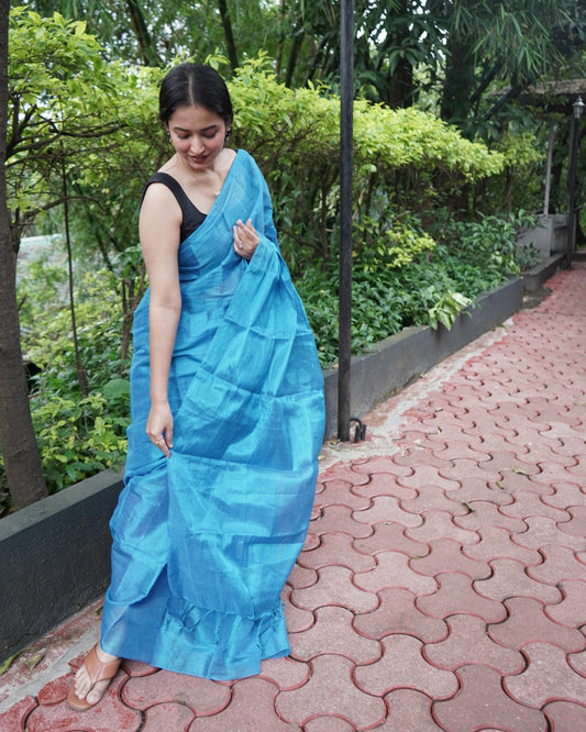 Ceyora- Tissue Silk Saree