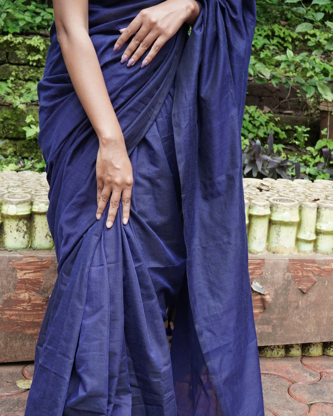 Charita- Plain Saree