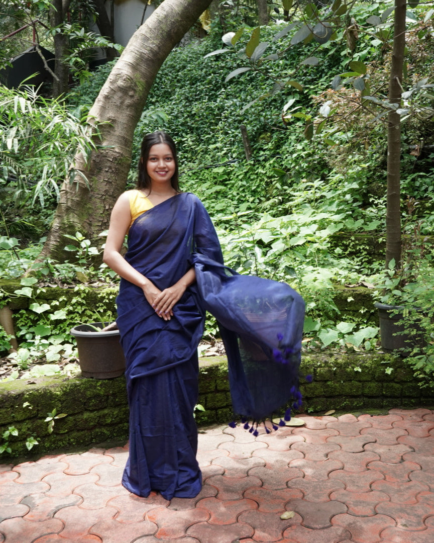 Charita- Plain Saree