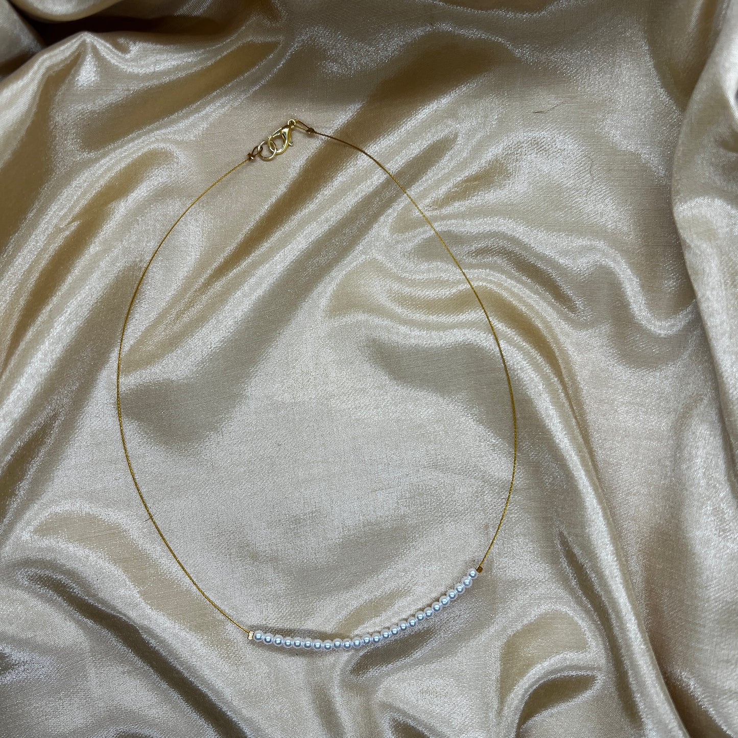 Invisible Pearl Necklace