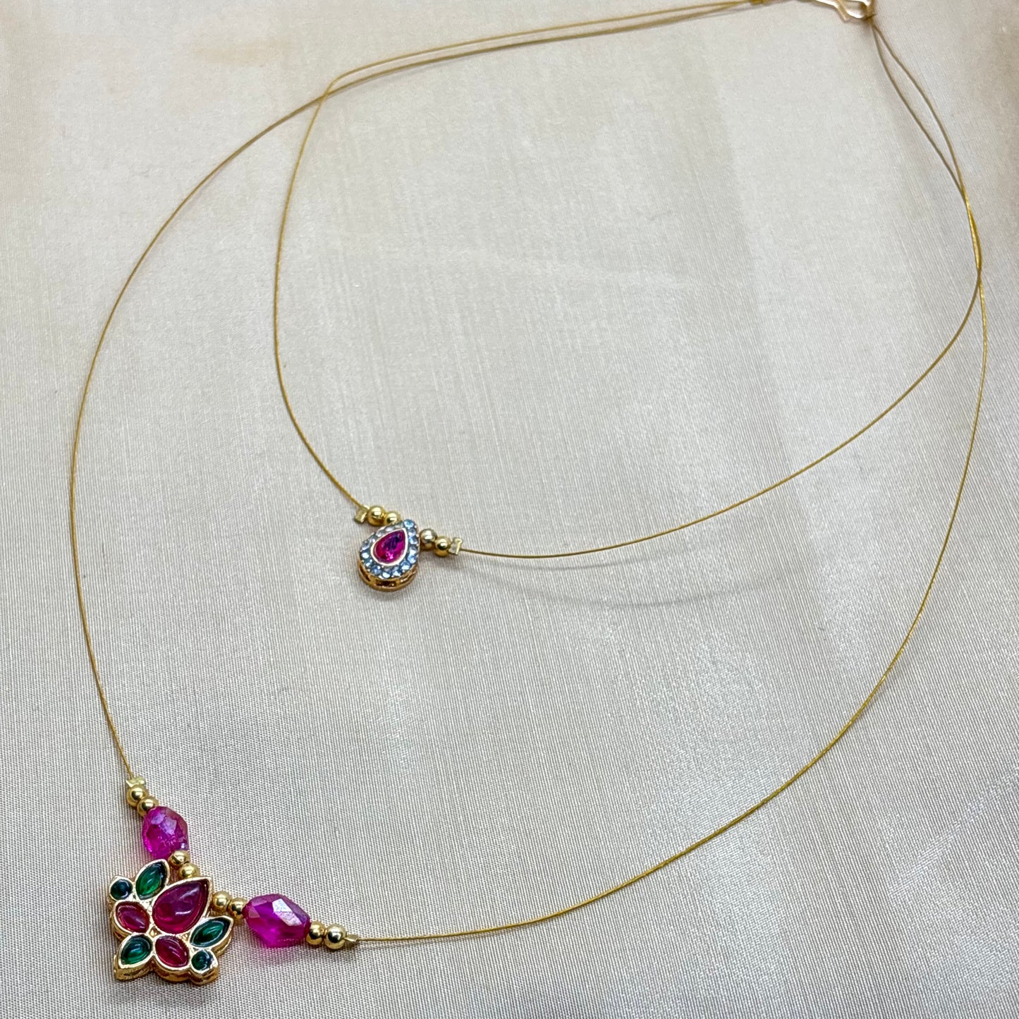 Invisible Necklace- Double layer