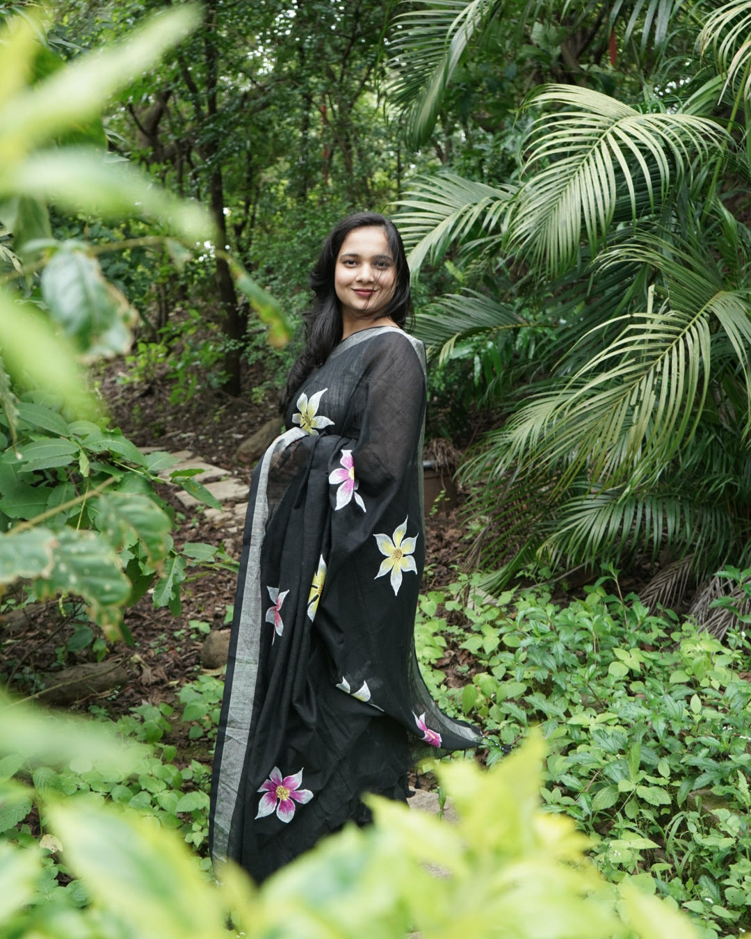Kanvas- Handpainted Saree