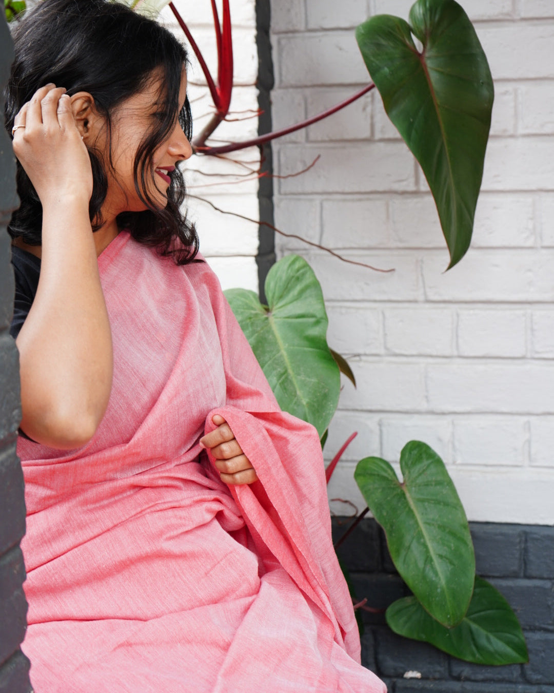 Komala- Plain Saree