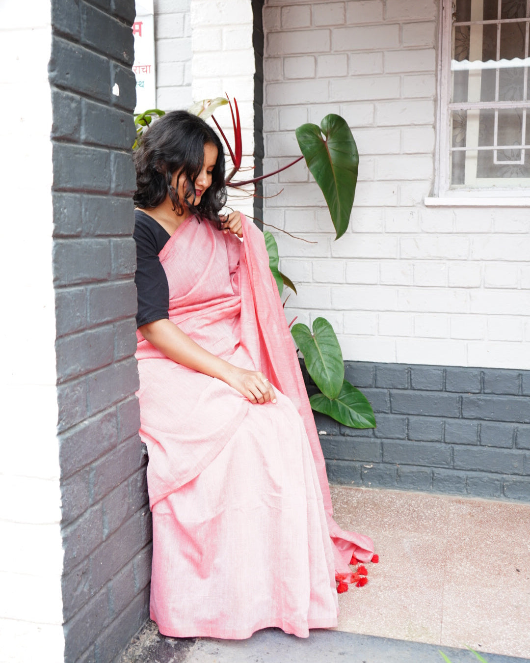 Komala- Plain Saree