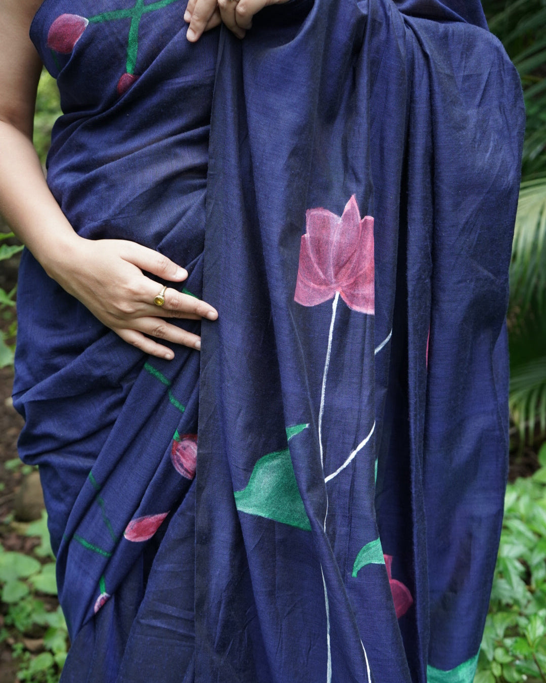 Neelika- Handpainted Saree