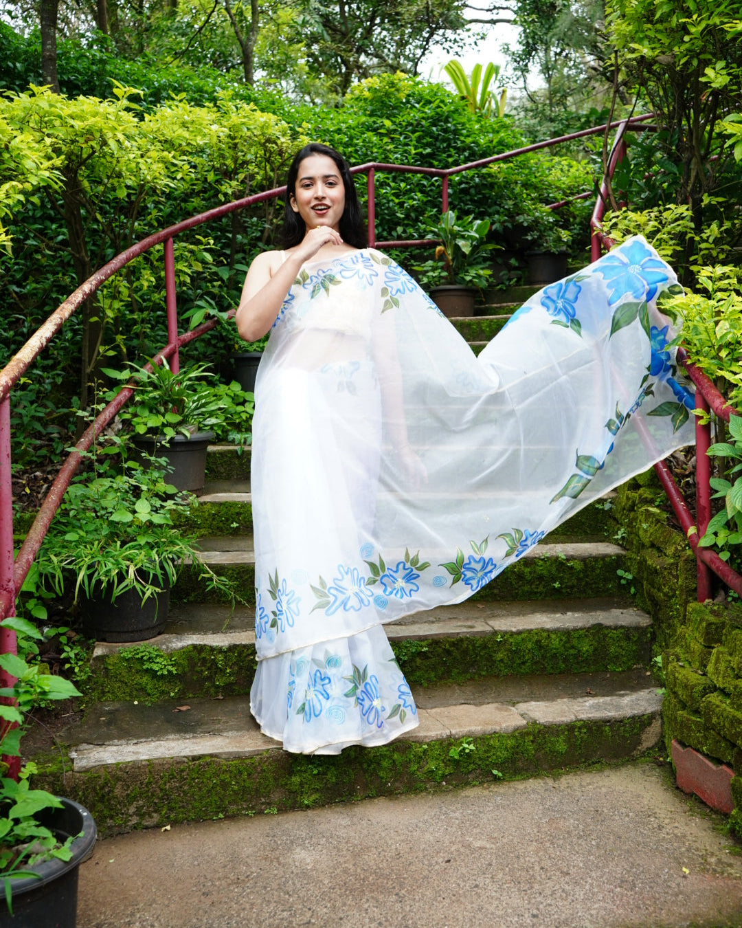 Neelika- Organza Saree