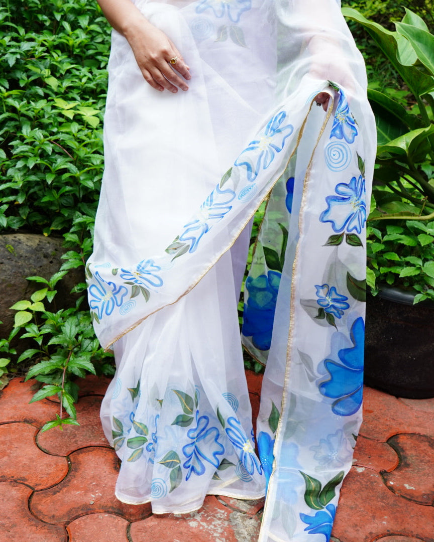 Neelika- Organza Saree