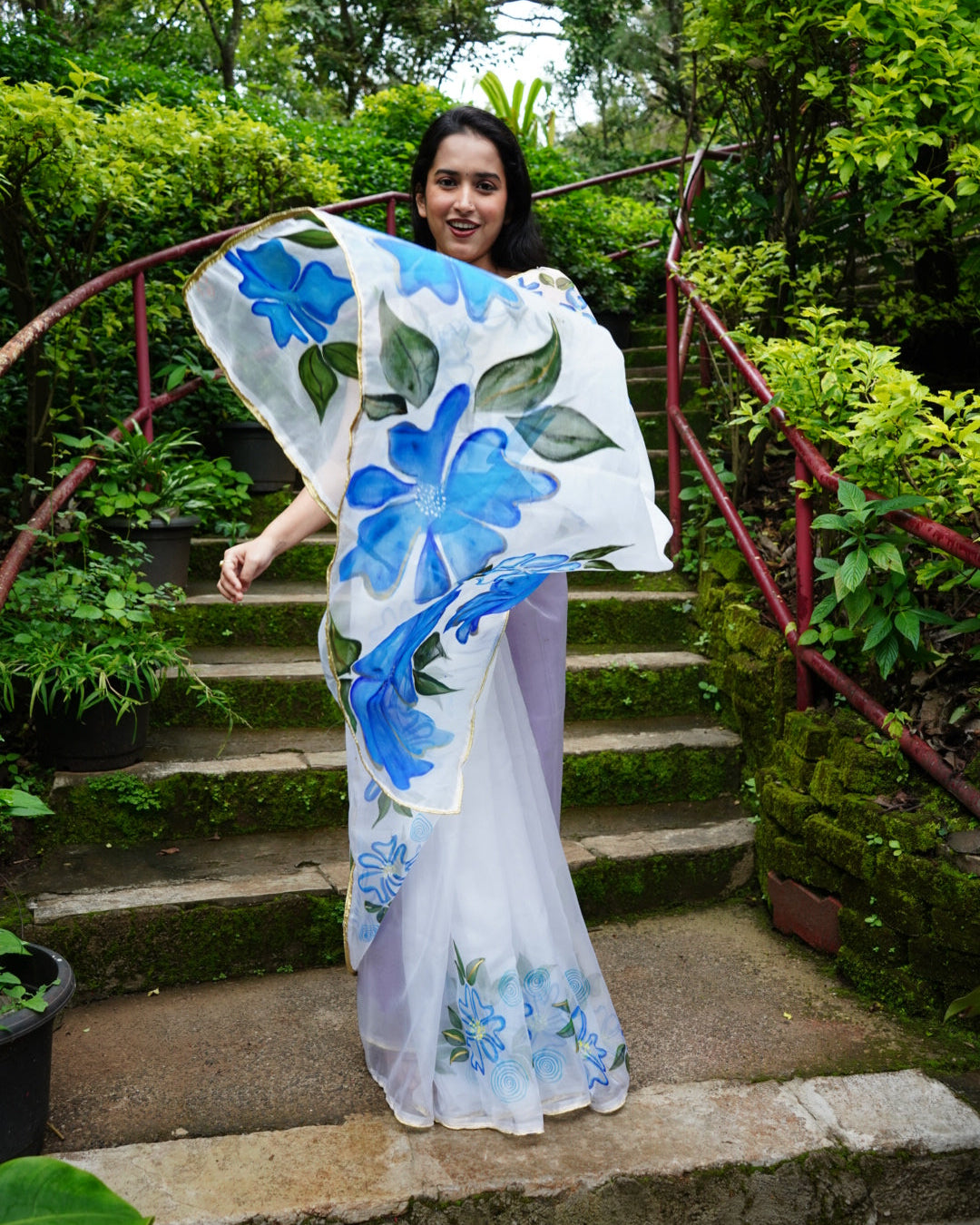 Neelika- Organza Saree