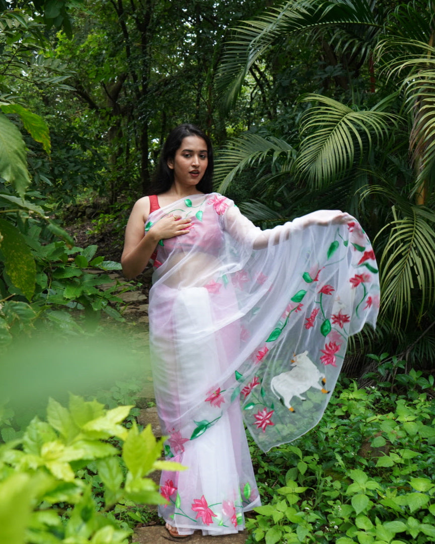 Padmika- Organza Saree