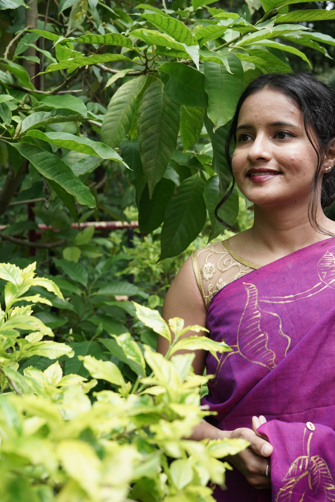 Ruhani- Handpainted Saree