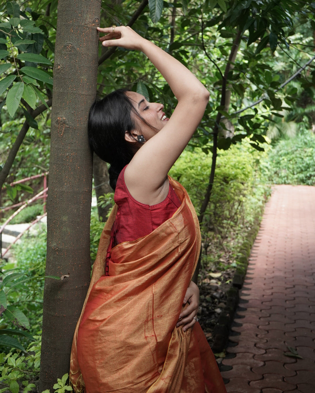 Rustira- Tissue Silk Saree