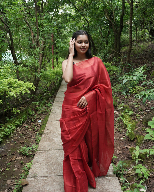 Ruvya- Tissue Silk Saree