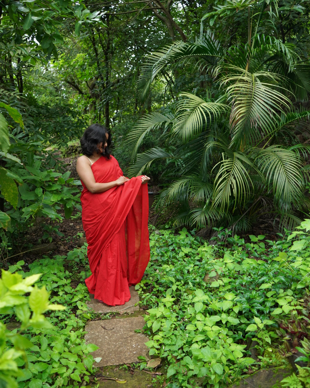 Saubhya- Plain Saree
