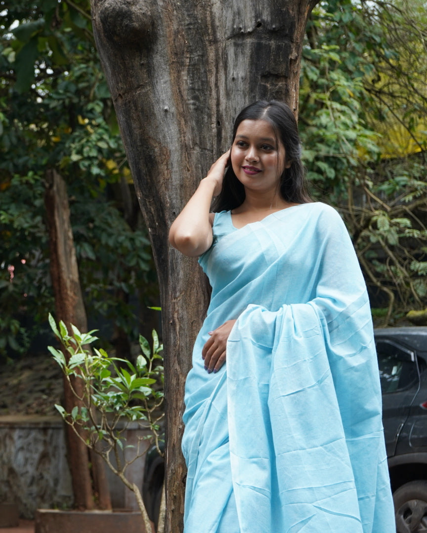 Shuchi- Plain Saree