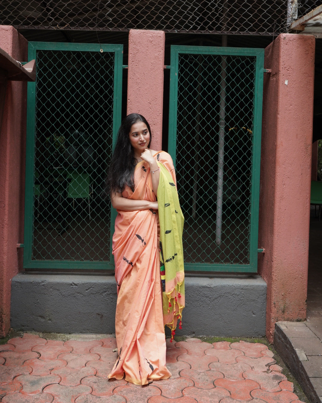 Shyali- Handpainted Saree