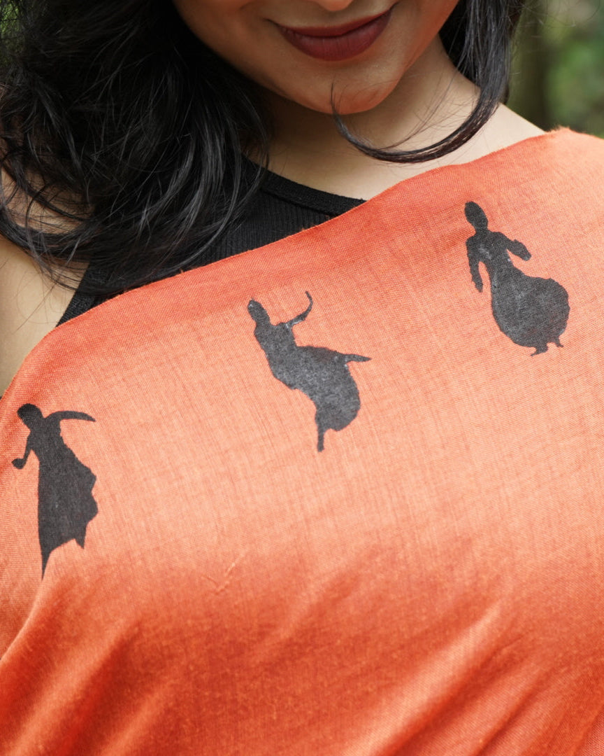 Tanmya- Handpainted Saree