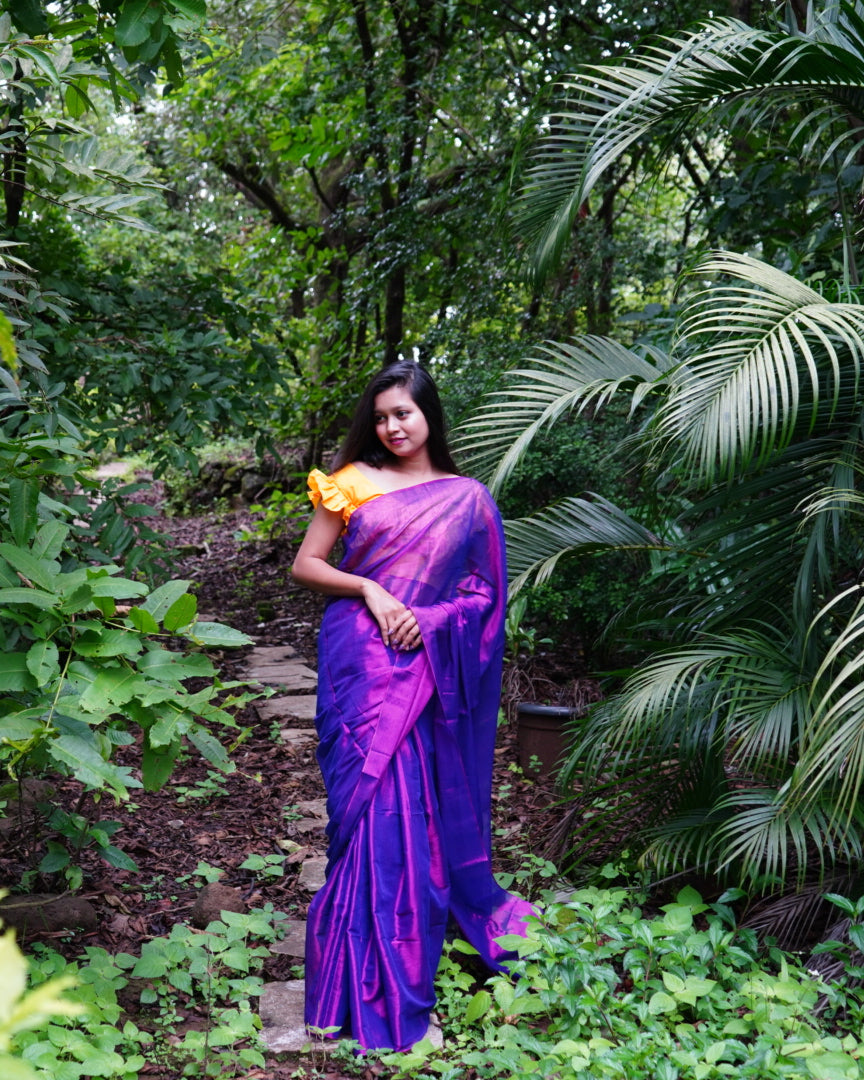 Thivya- Tissue Silk Saree