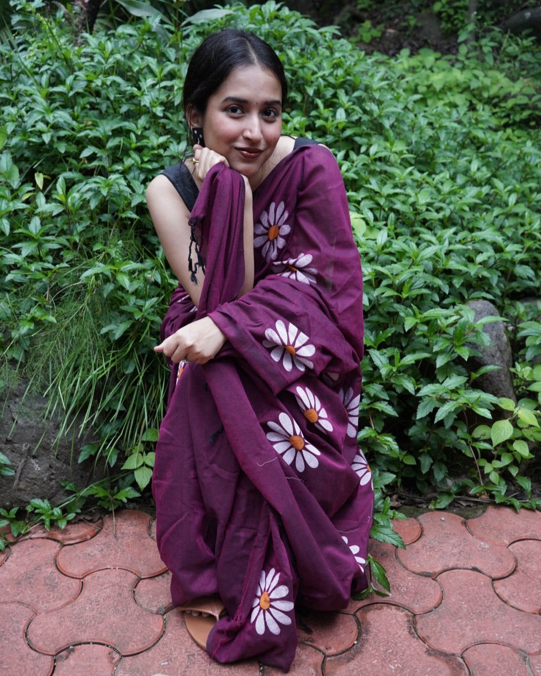 Tivra- Handpainted Saree