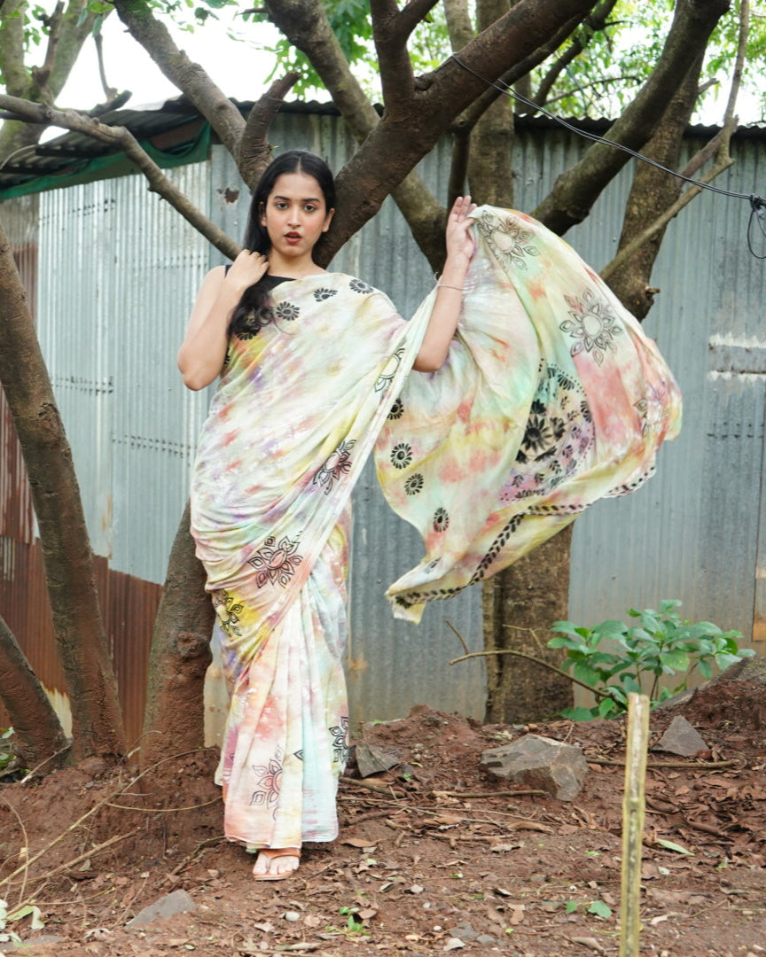 Tvesha- Handpainted Saree