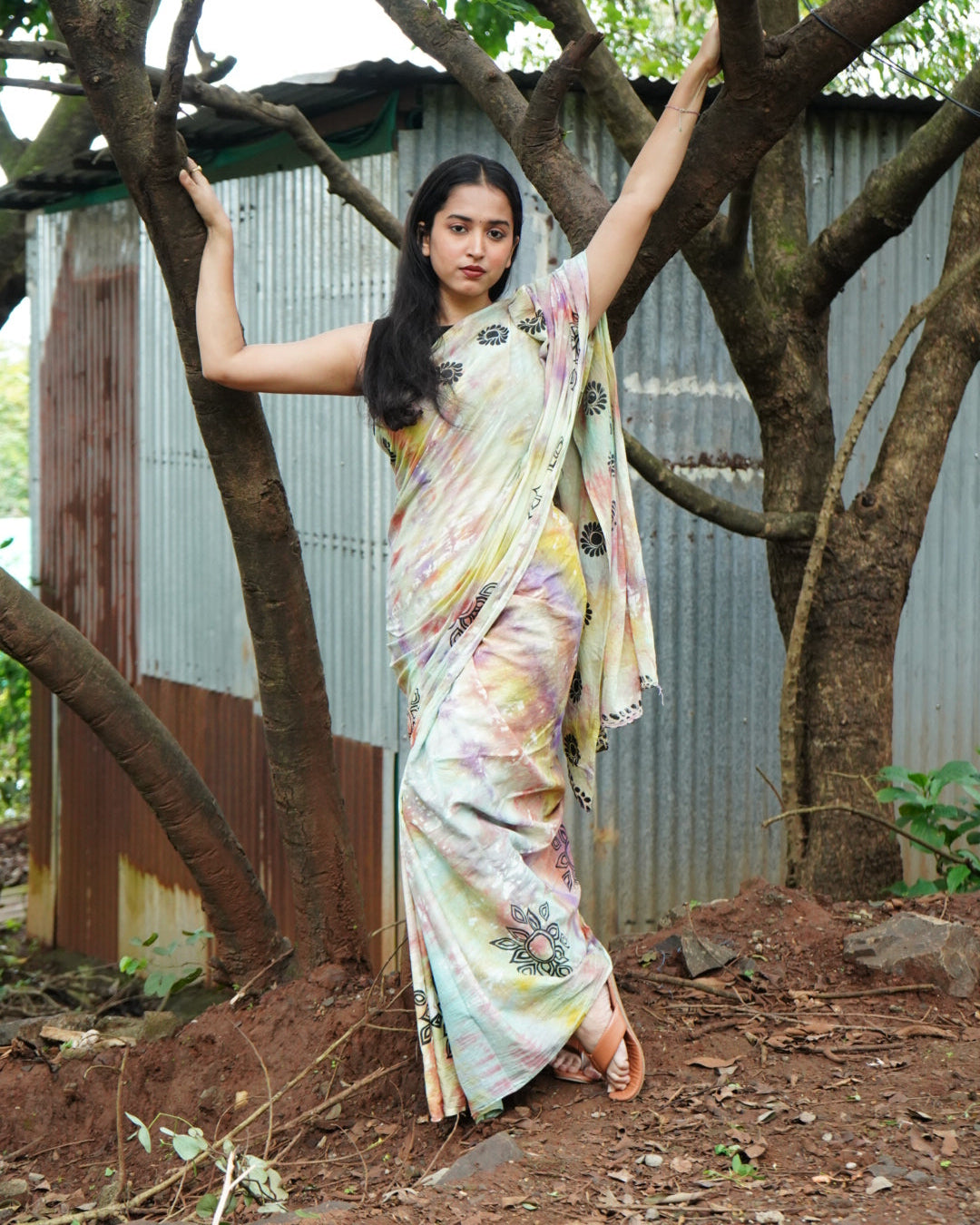 Tvesha- Handpainted Saree
