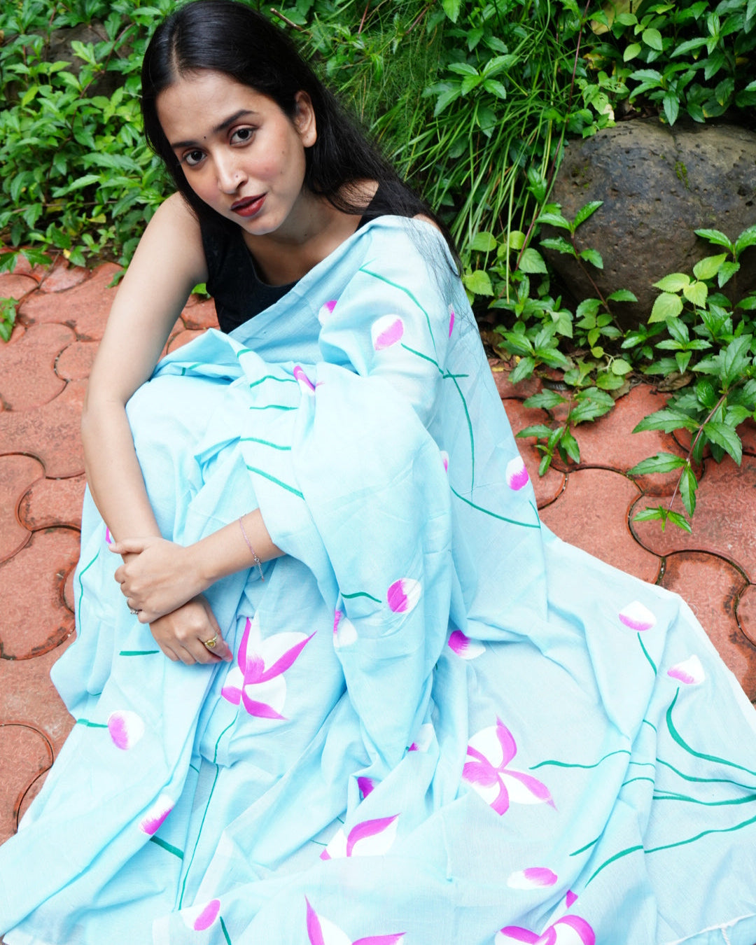 Varnika- Handpainted Saree