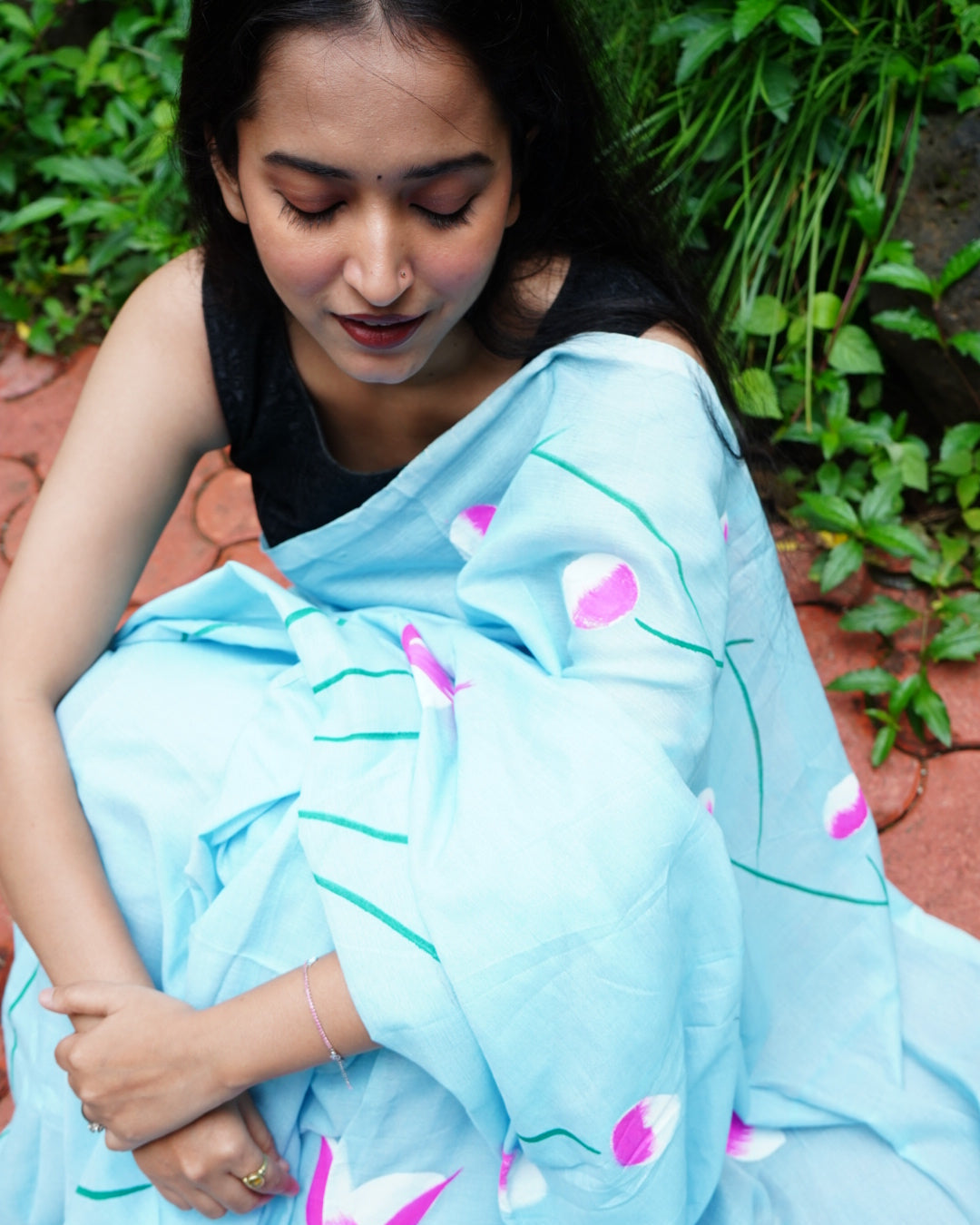 Varnika- Handpainted Saree