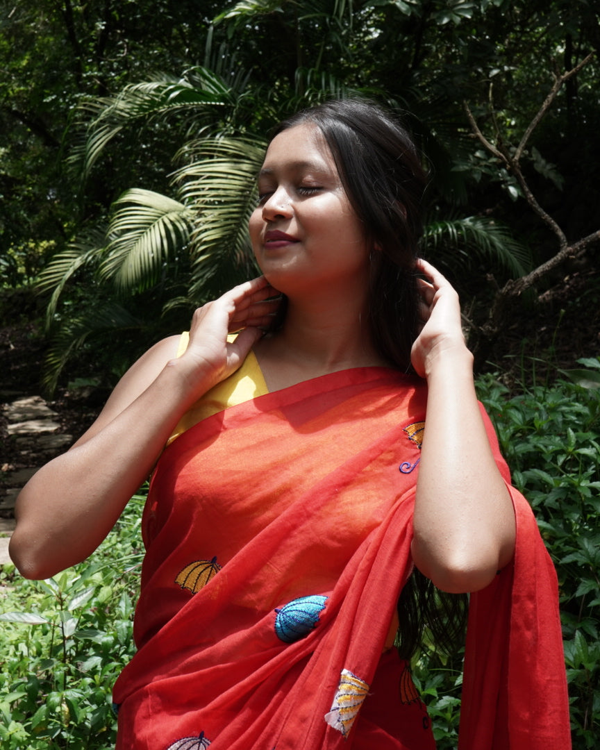 Vrishti- Embroidery Saree