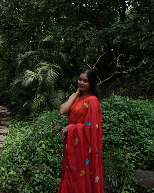 Vrishti- Embroidery Saree