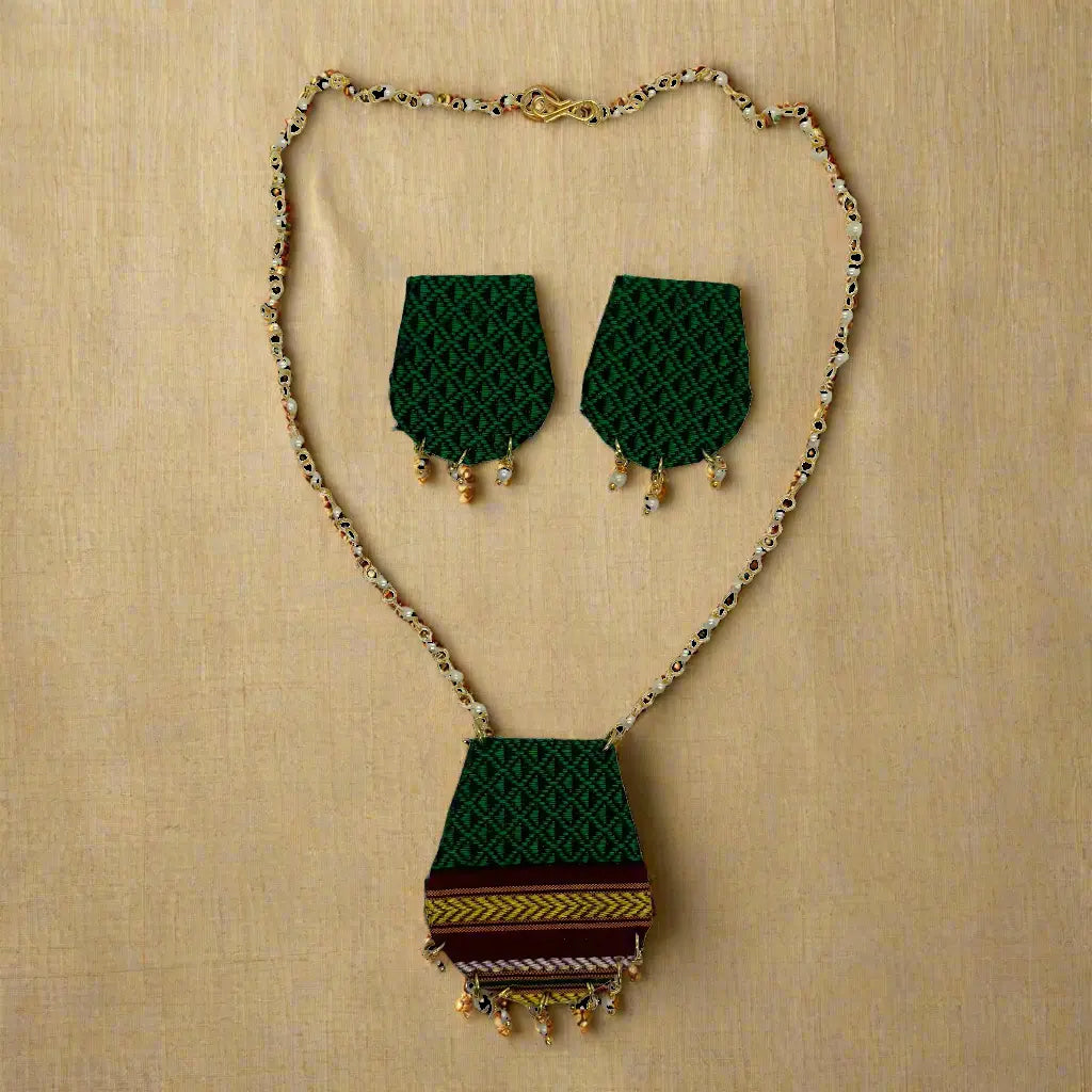 Ira – Khan Fabric Jewellery Set