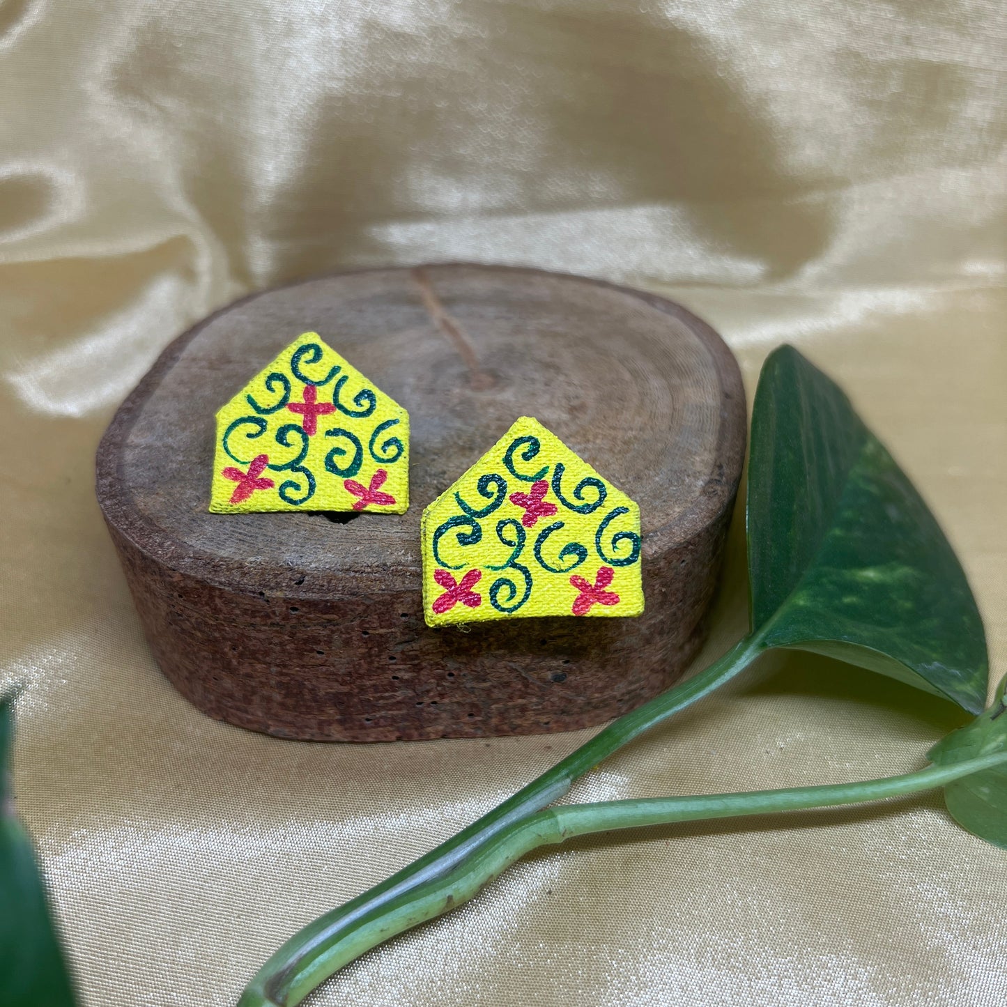 Hand painted Stud earrings