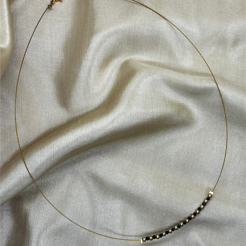 Invisible Mangal Sutra – Minimal Beaded Elegance