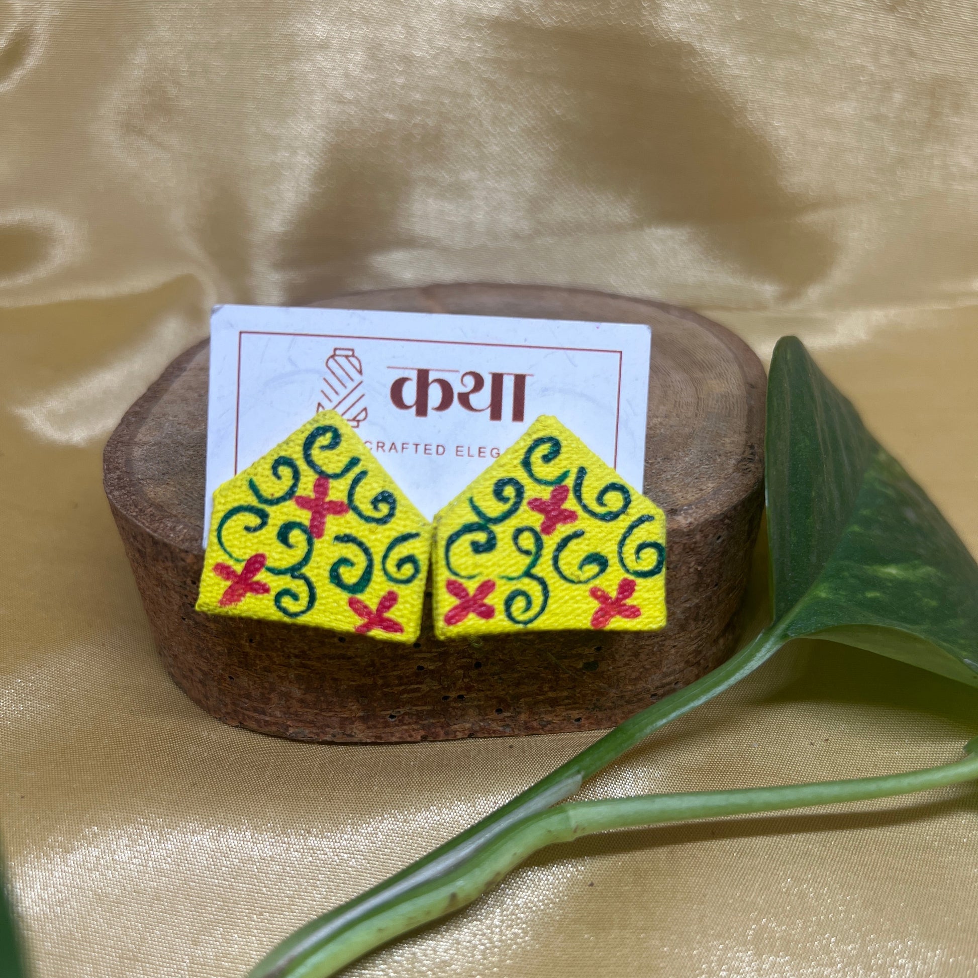 Hand painted Stud earrings