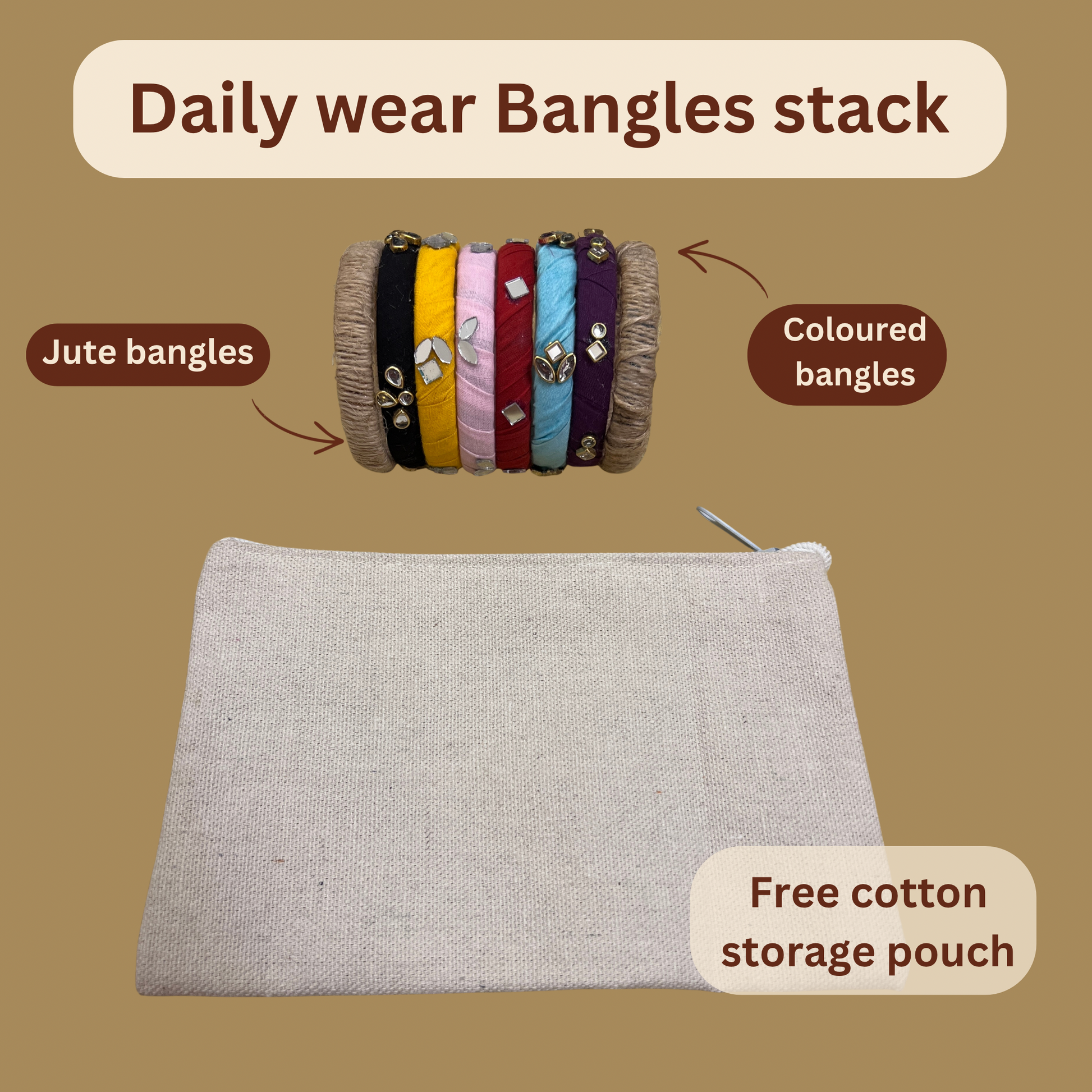 The Everyday Bangle Stack (8 bangles)
