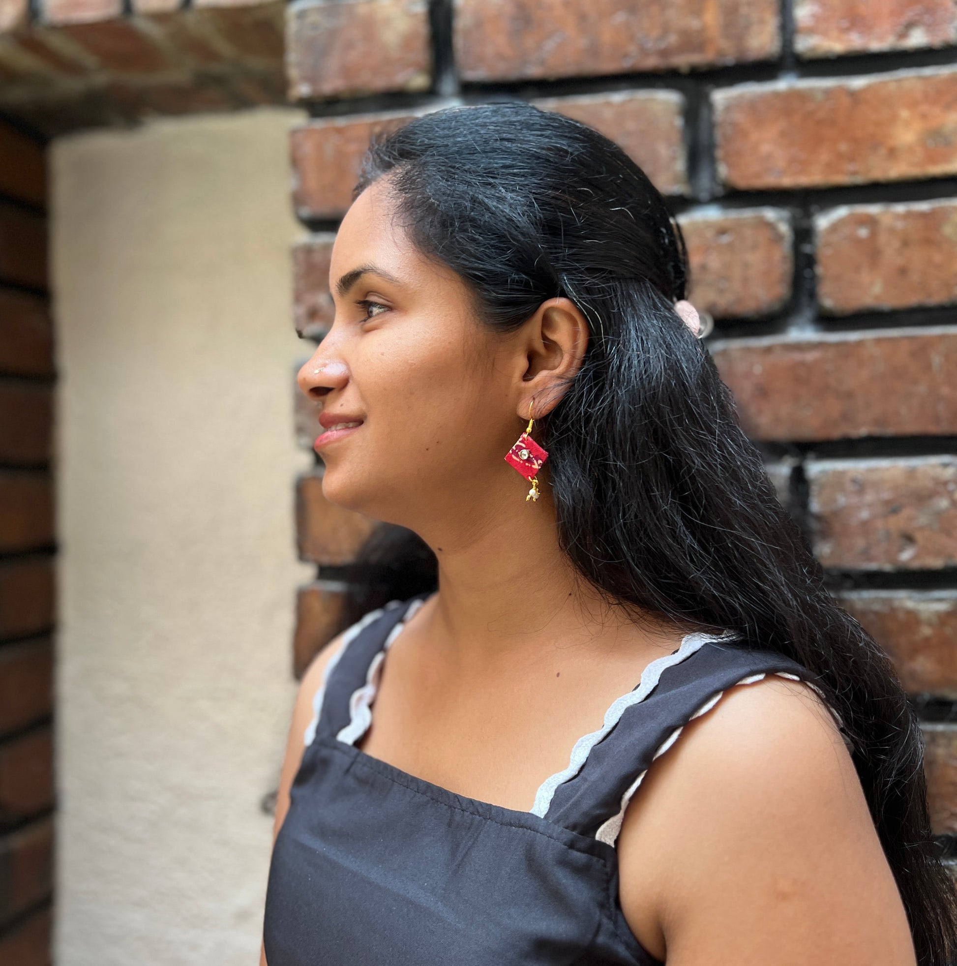 Kalamkari earrings