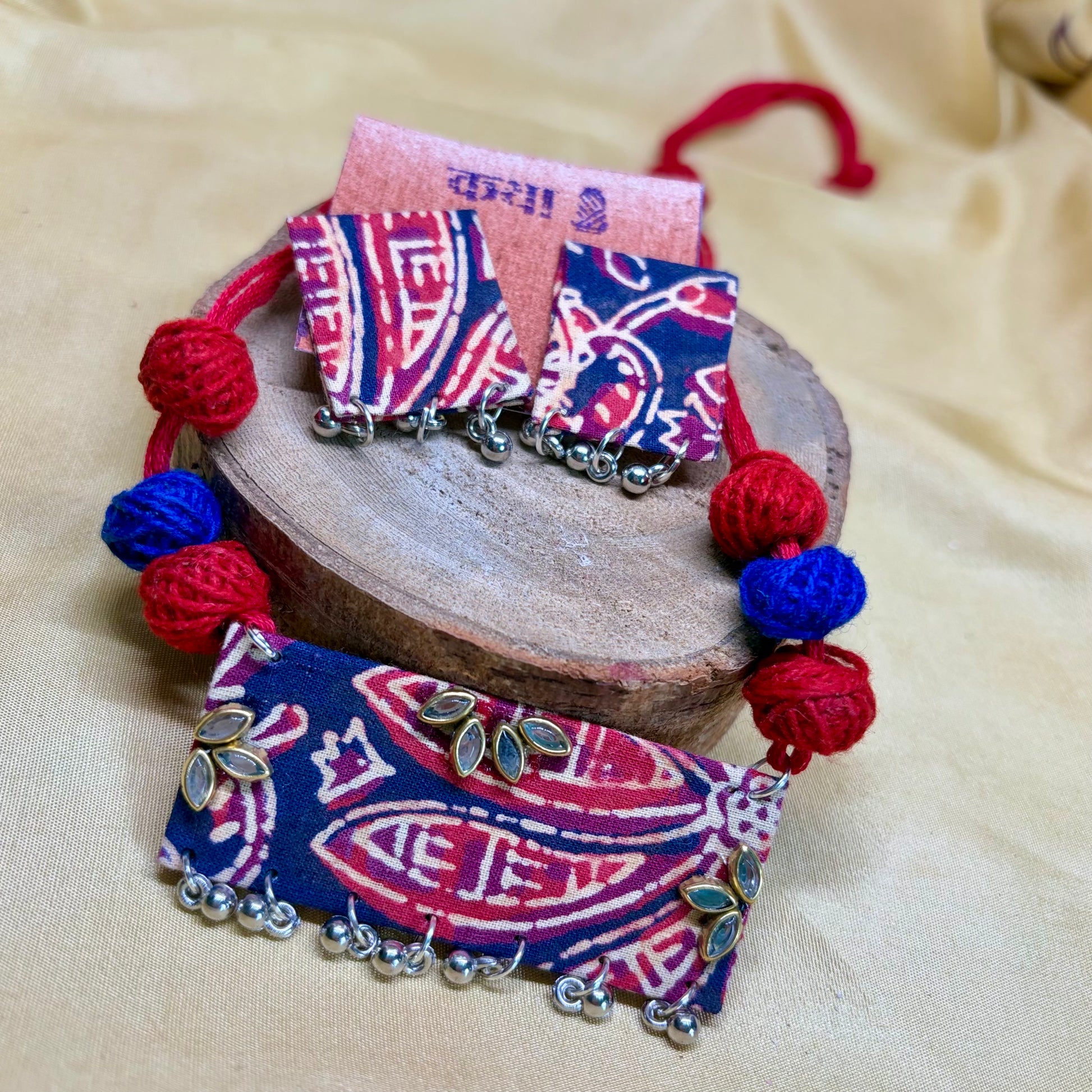Heritage Red Kalamkari Set