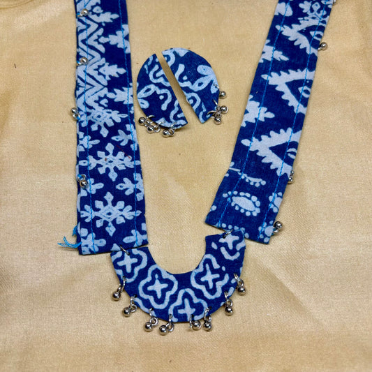 Indigo Bloom Kalamkari Set