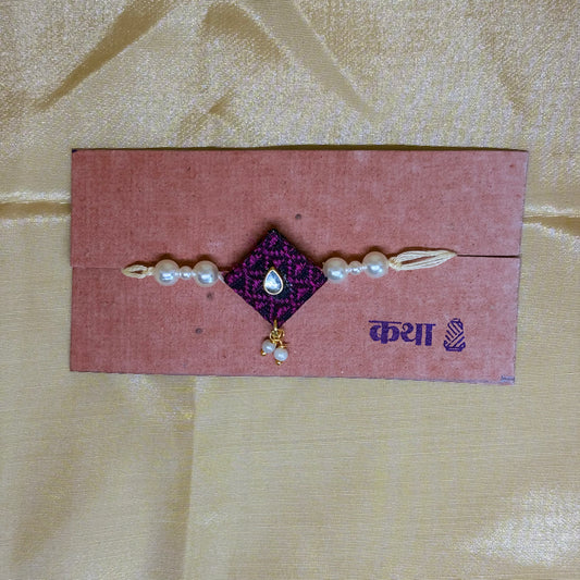 Royal Plum Khan Rakhi