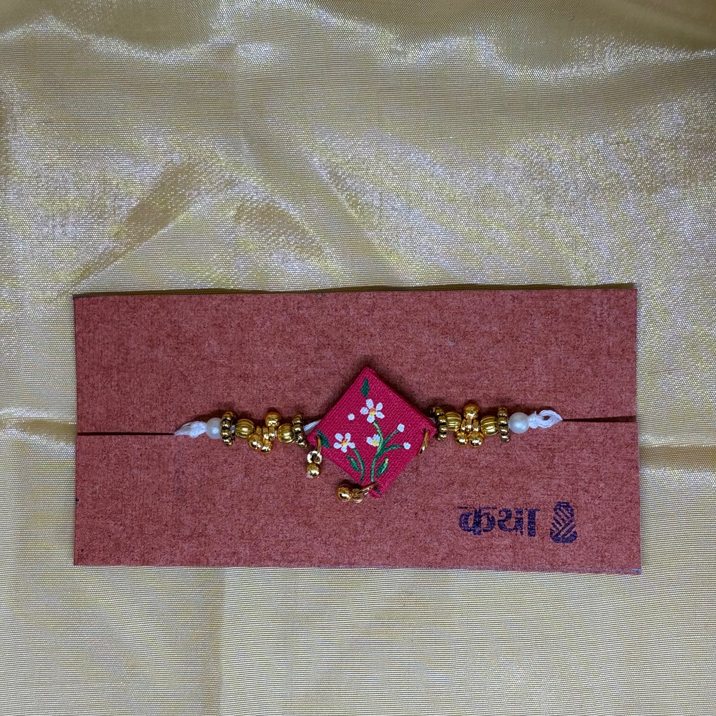 Pink Heritage Rakhi