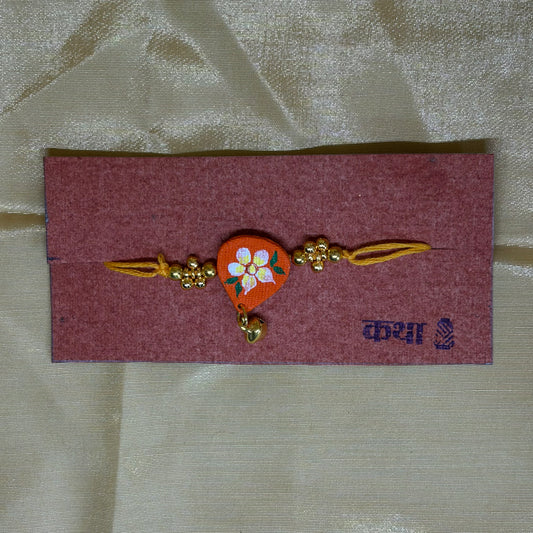 Orange Bloom Rakhi