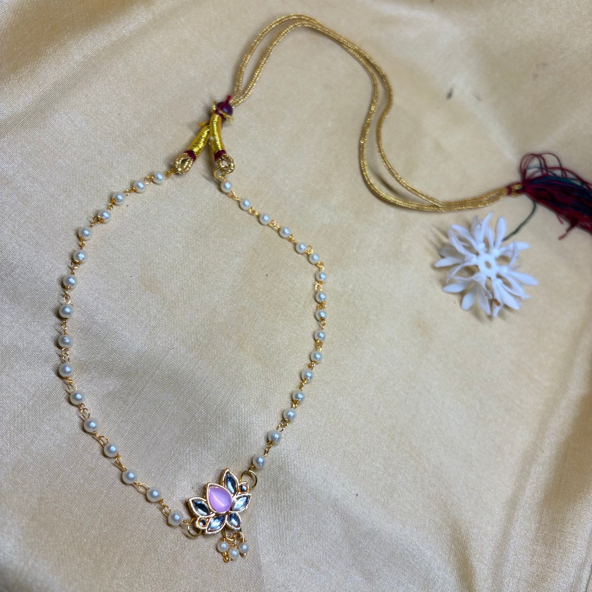 Blush Lotus Pearl Choker