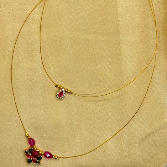 Invisible Necklace- Double layer